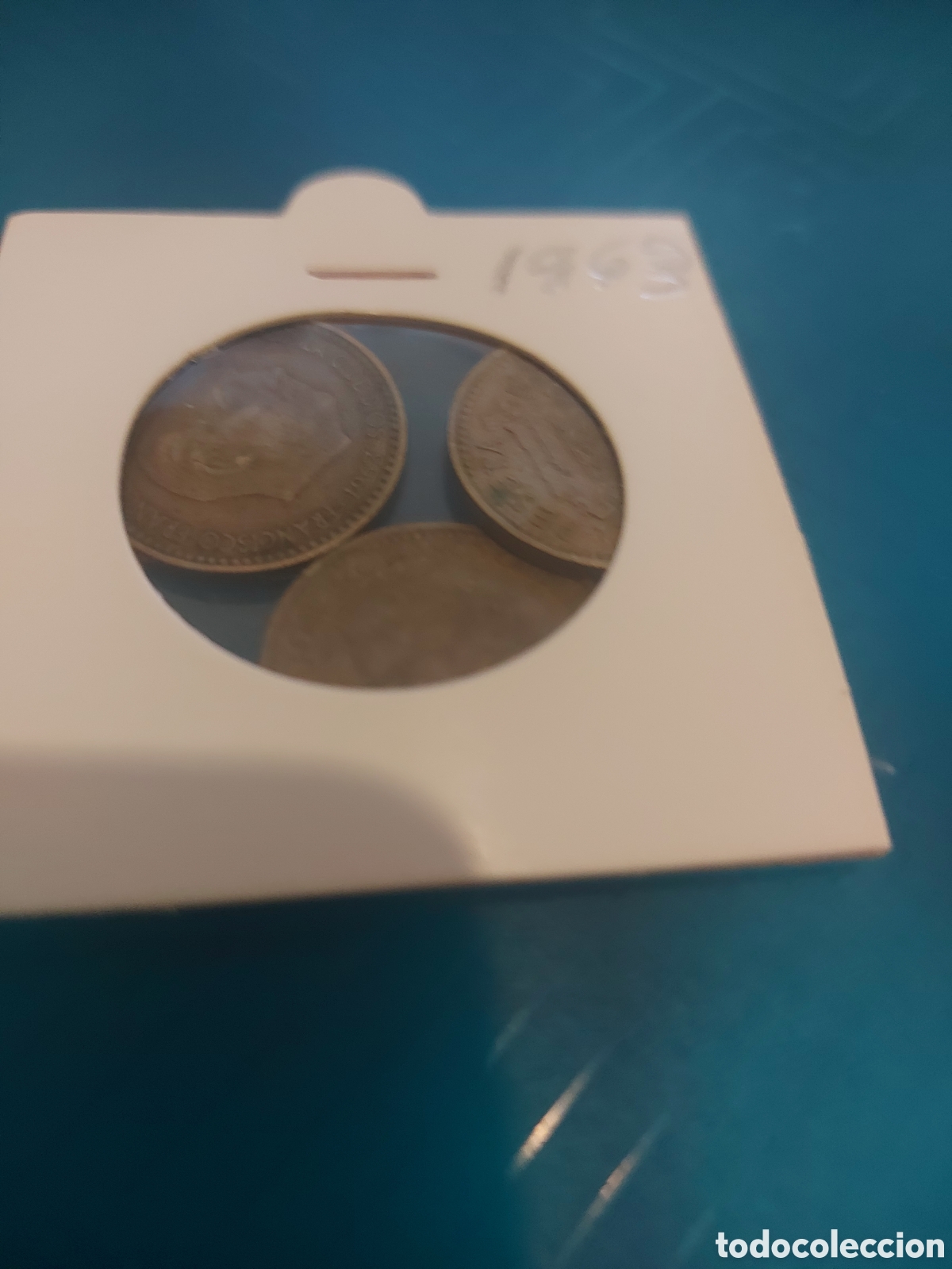 Monedas Franco: 3de Spain de1pta 1963 - Foto 1