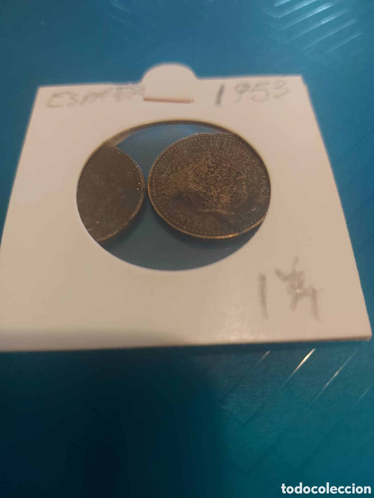 Monedas Franco: 3monedas de1pta1953 - Foto 1