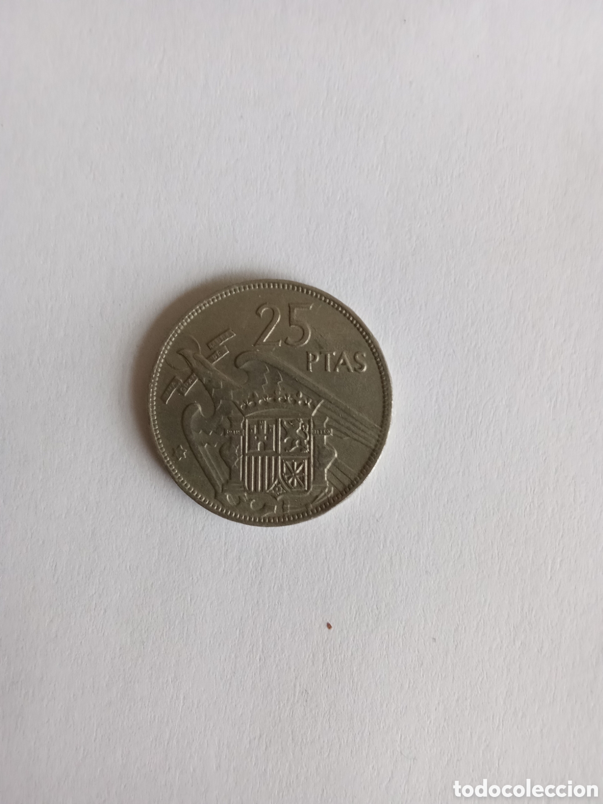 Monedas Franco: Moneda de 25 pesetas - Foto 2