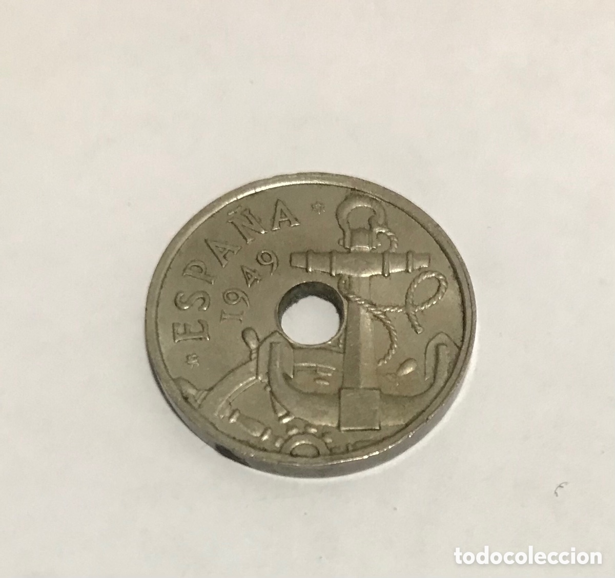 Monedas Franco: MONEDA 50 CENTIMOS ESPA&Ntilde;A 1949 - Foto 1