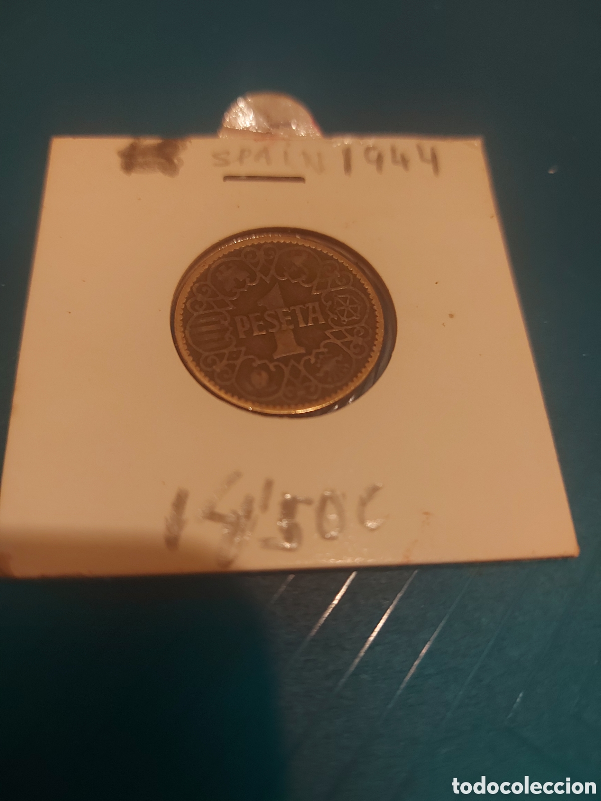 Monedas Franco: 1pta del a&ntilde;o 1944 - Foto 1