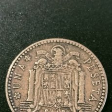 Monedas Franco: MONEDA UNA PESETA A FRANCO 1947*53