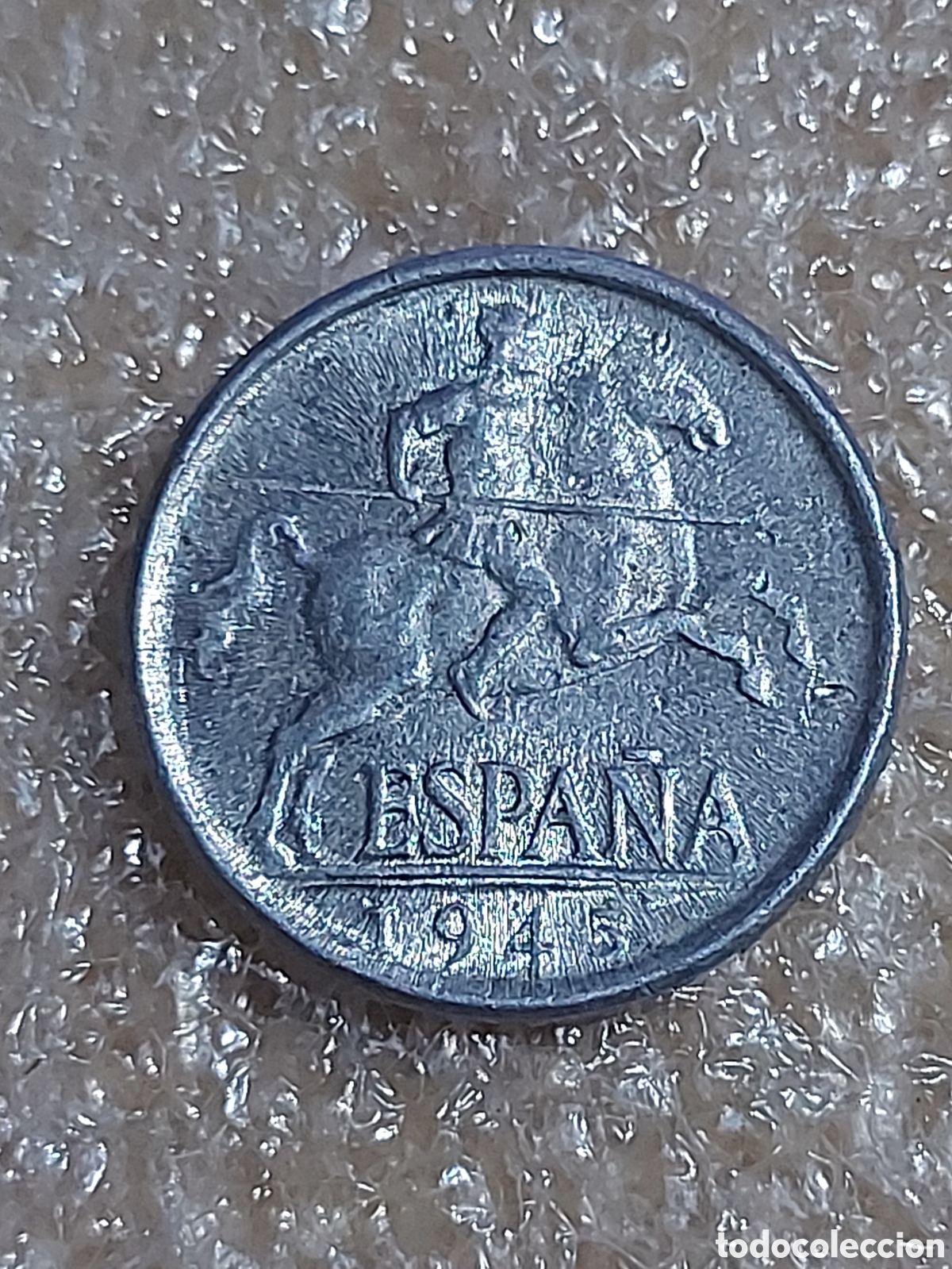 Monedas Franco: MONEDA DE 5 CENTIMOS 1945 FRANCO - Foto 1
