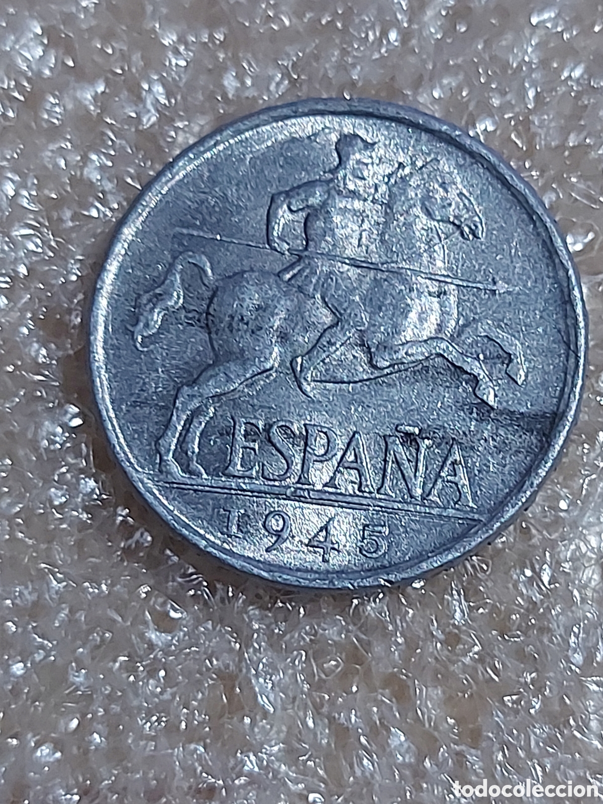 Monedas Franco: MONEDA DE 5 CENTIMOS 1945 FRANCO - Foto 1
