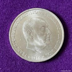 Monedas Franco: MONEDA ESPAÑA. 100 PESETAS FRANCO. PLATA. 1966 *19-66. ORIGINAL. SIN CIRCULAR.