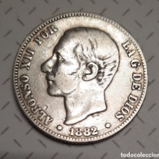 Monedas Franco: 2 PESETAS PLATA 1882 ALFONSO XII