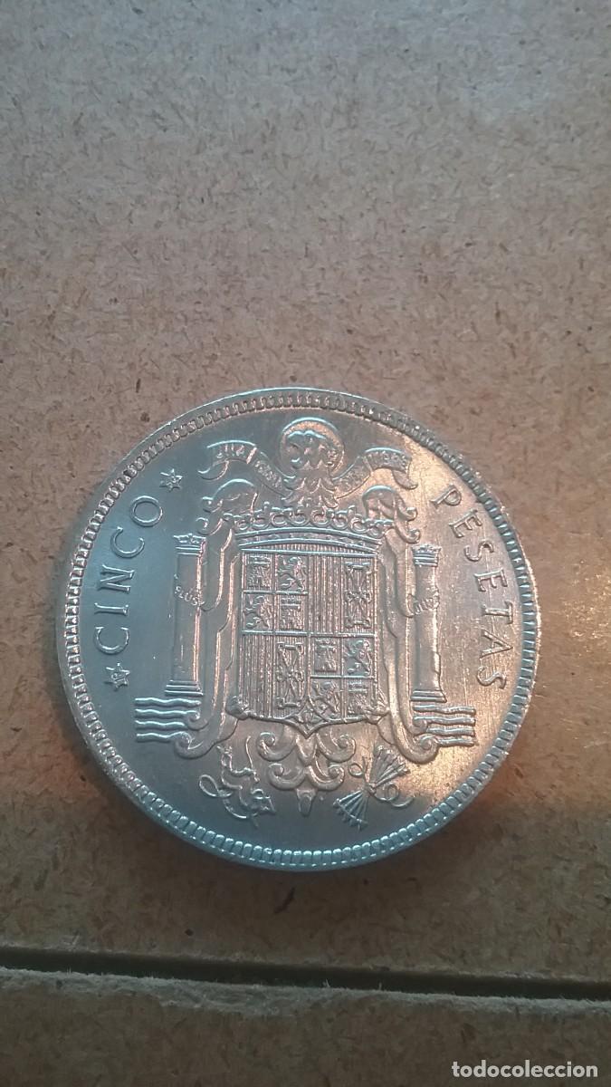 Monedas Franco: Moneda 5 ptas plata 1949. (788-4) - Foto 2