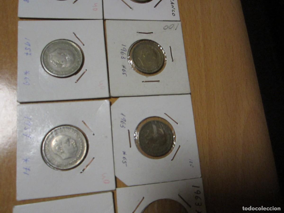 Monedas Franco: LOTE DE 13 MONEDAS ESPA&Ntilde;OLAS VARIADAS - Foto 3