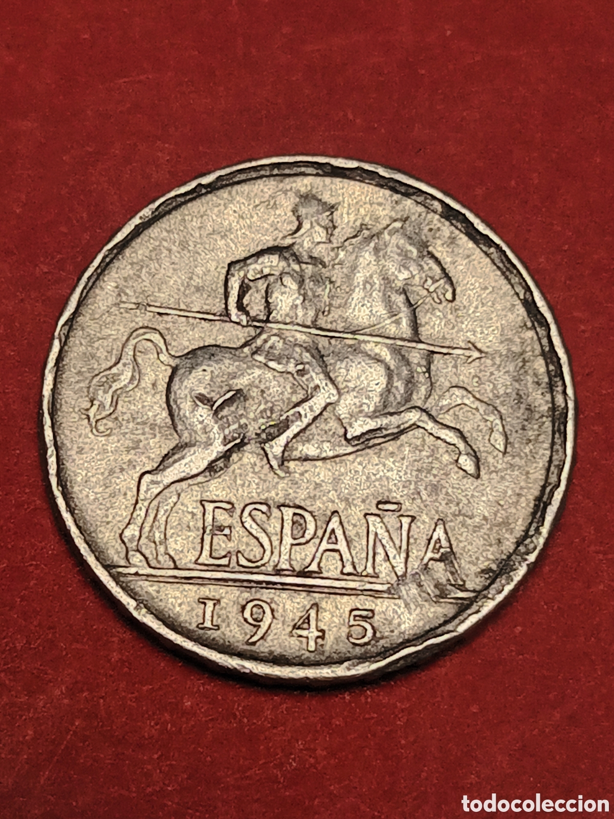 Monedas Franco: ESTADO ESPA&Ntilde;OL. 5 C&Eacute;NTIMOS DE 1945. - Foto 1