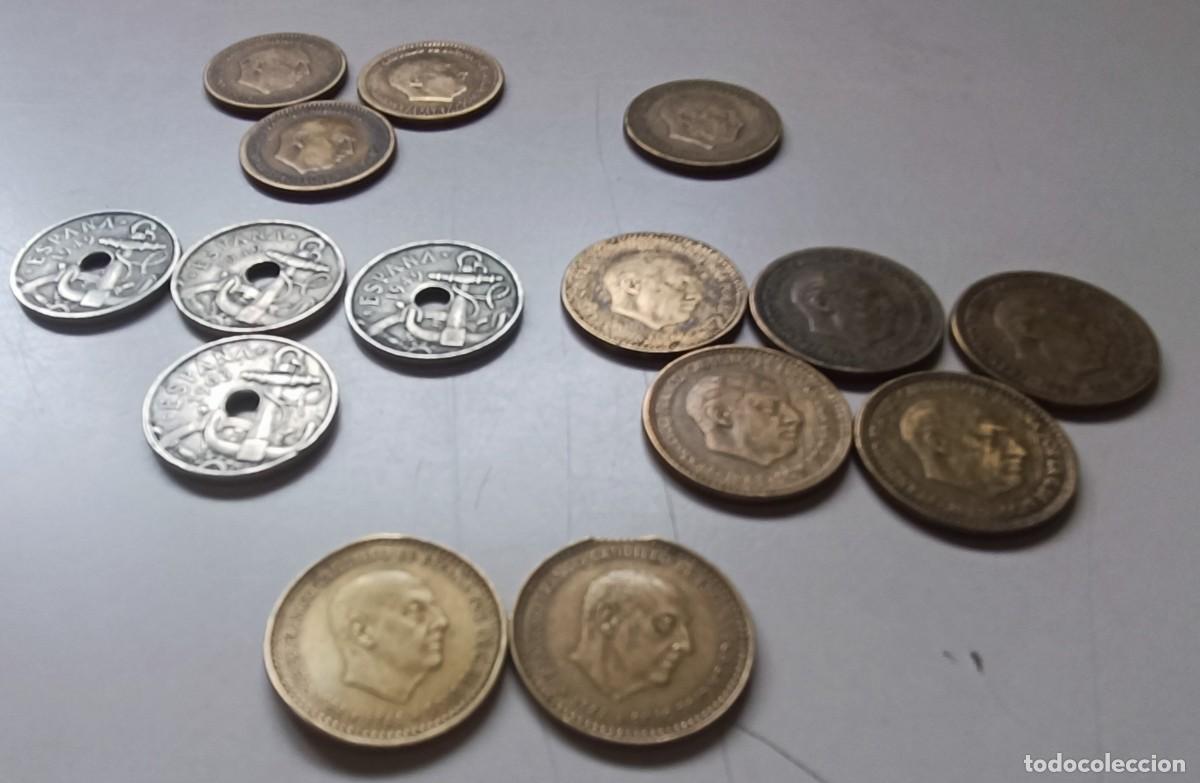 Monedas Franco: MONEDAS ESPA&Ntilde;OLAS ANTIGUAS - Foto 2