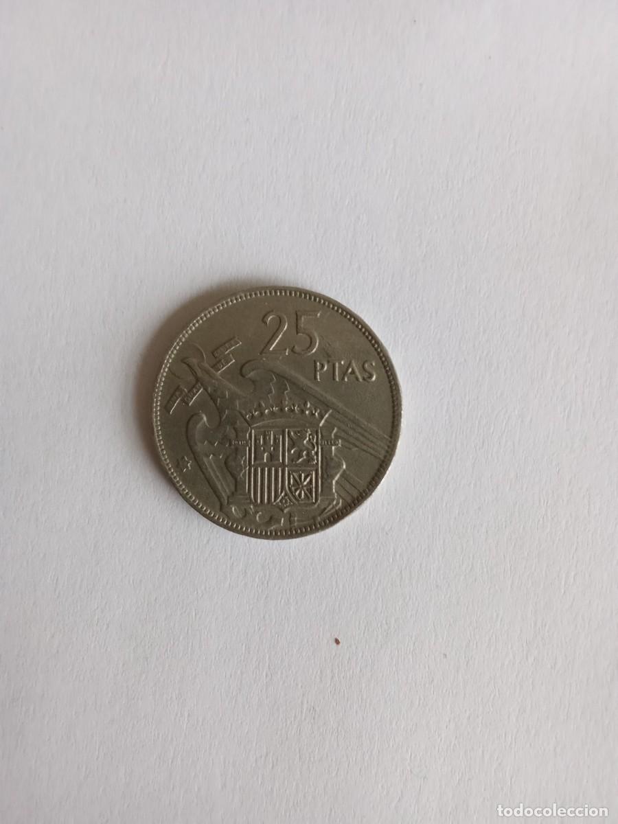Monedas Franco: Moneda de 25 pesetas - Foto 2