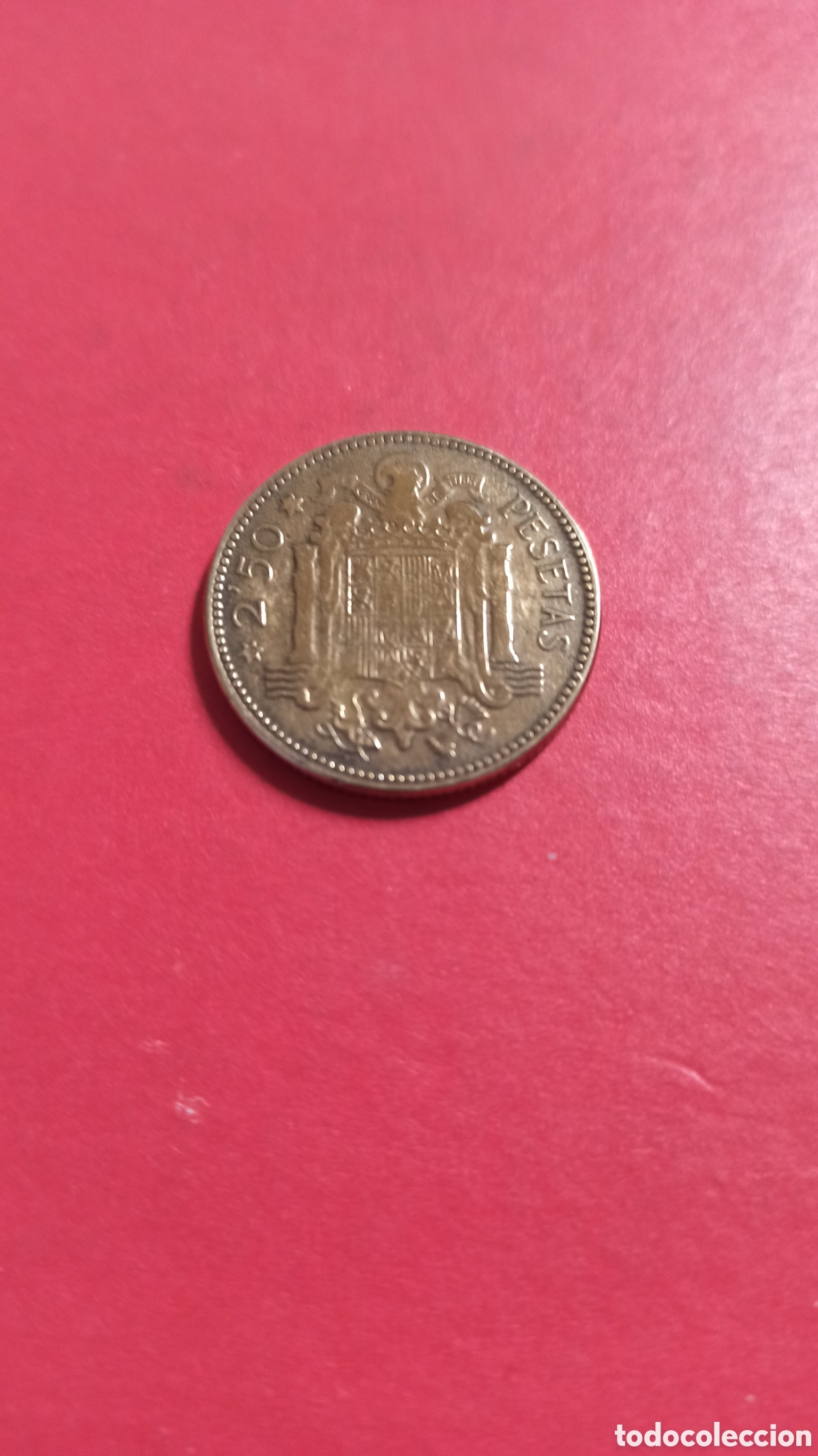 Monedas Franco: 2,5 pesetas 1953 - Foto 2