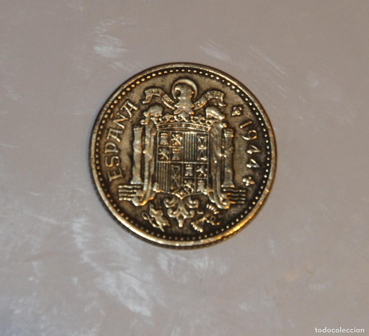 Monedas Franco: Monedas espa&ntilde;olas Franco 1944 - Foto 3