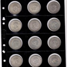 Monedas Franco: LOTE DE 12 MONEDAS DE 100 PTAS. DE PLATA DE FRANCO AÑOS 1967/ 1968
