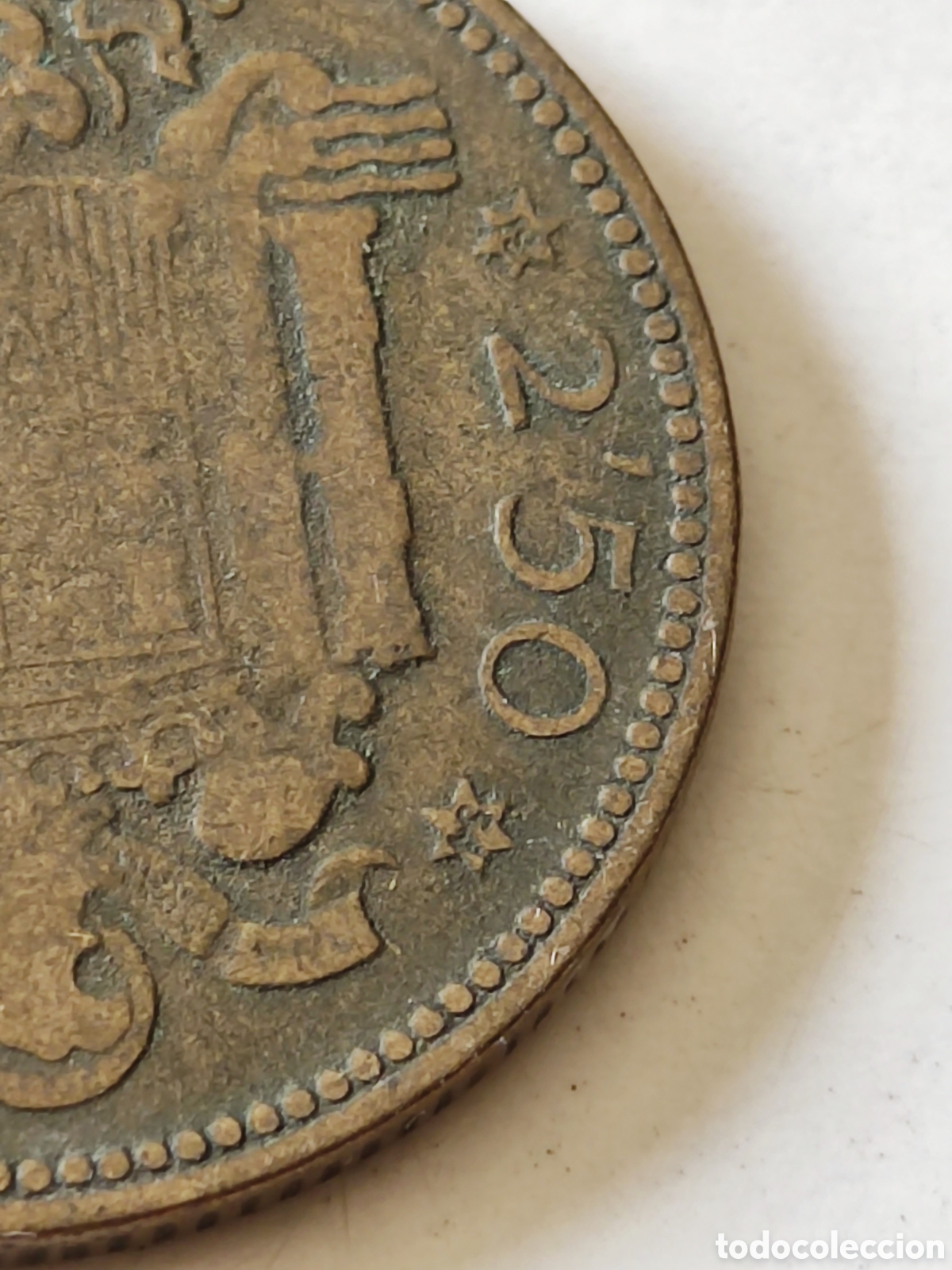 Monedas Franco: Moneda 2,50 pesetas *54 - Foto 3