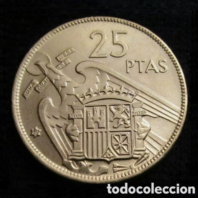 Monedas Franco: MONEDA 25 PESETAS 1957 ☆ 69 - Foto 2