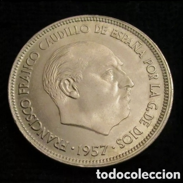 Monedas Franco: MONEDA 25 PESETAS 1957 ☆ 69 - Foto 1