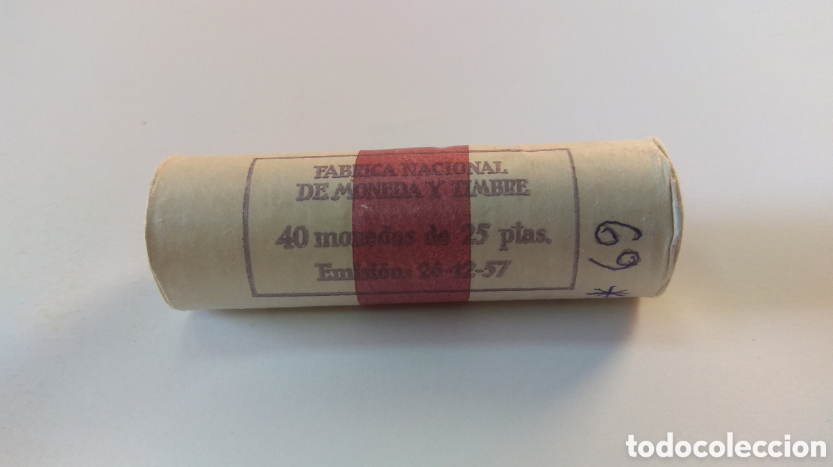 Monedas Franco: MONEDA 25 PESETAS 1957 ☆ 69 - Foto 4