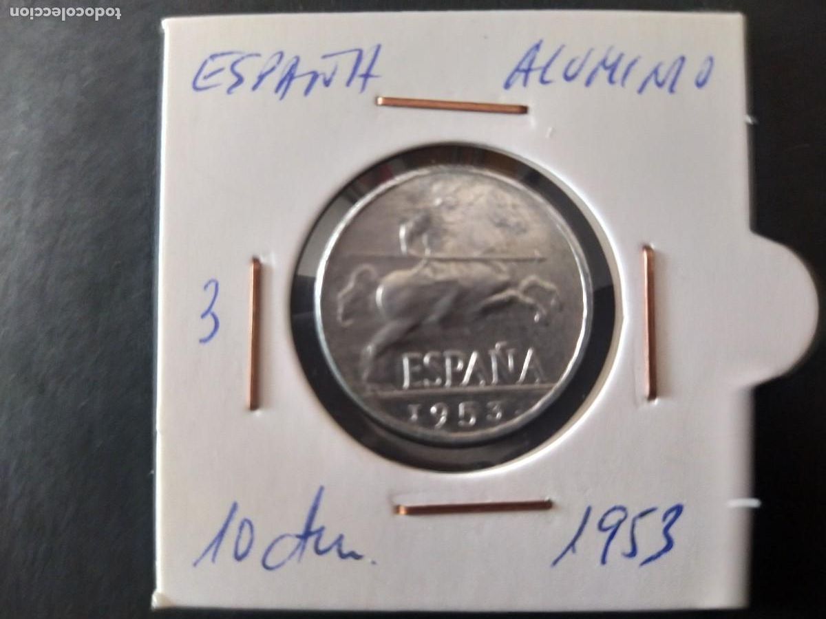 Monedas Franco: 10 CENTIMOS 1953 . FRANCO - Foto 1