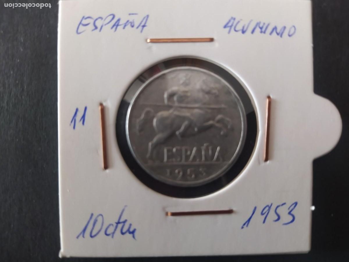 Monedas Franco: 10 CENTIMOS 1953 . FRANCO - Foto 1