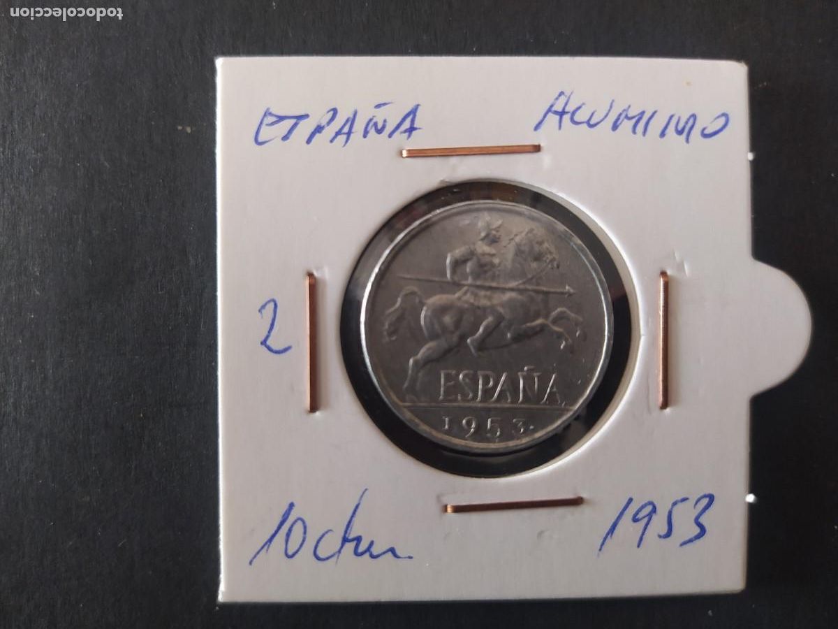 Monedas Franco: 10 CENTIMOS 1953 . FRANCO - Foto 1