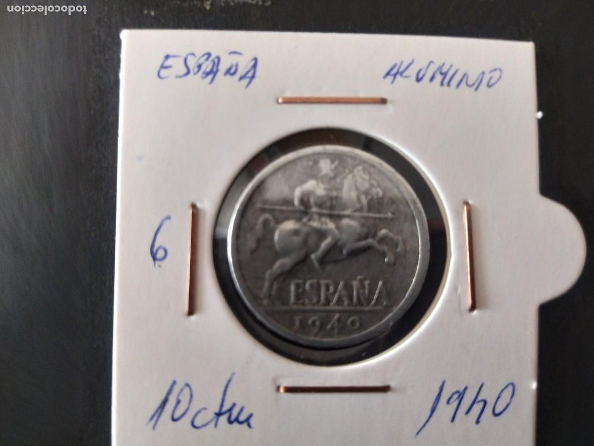Monedas Franco: 10 CENTIMOS 1940 . FRANCO - Foto 1