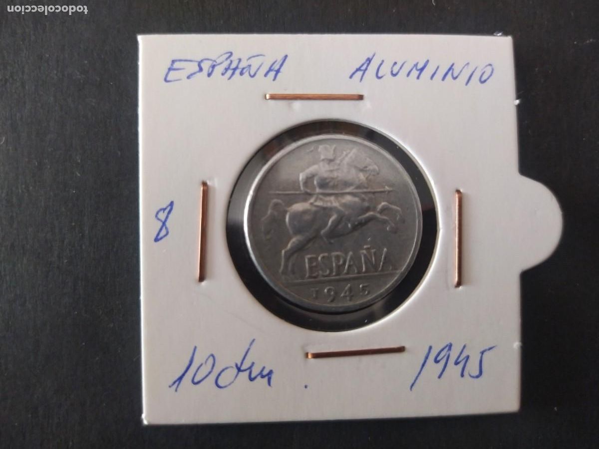 Monedas Franco: 10 CENTIMOS 1945 . FRANCO - Foto 1