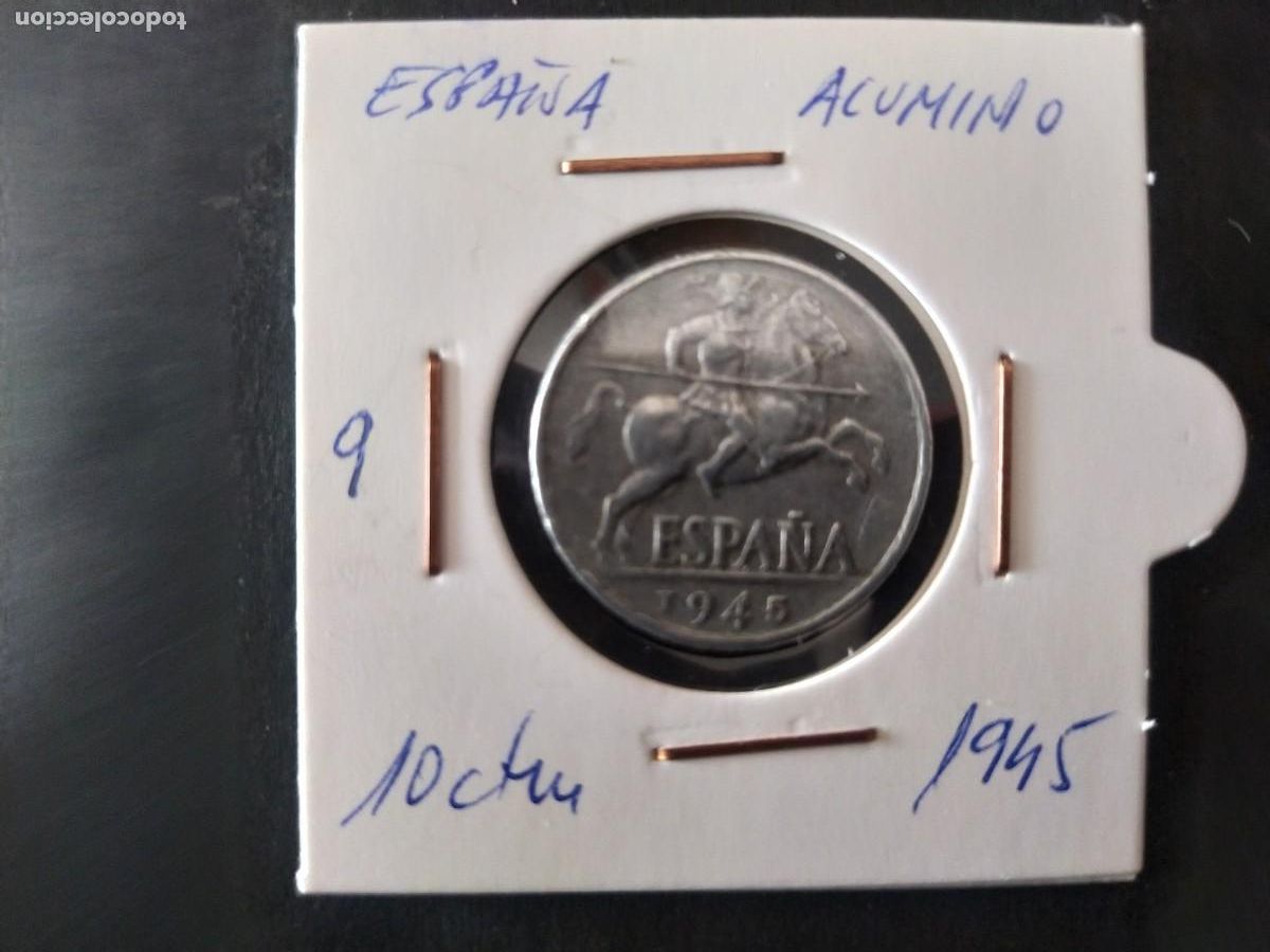 Monedas Franco: 10 CENTIMOS 1945 . FRANCO - Foto 1
