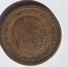 Monedas Franco: ESTADO ESPAÑOL 1 PESETA 1947 *53. (M116)