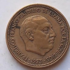 Monedas Franco: ESTADO ESPAÑOL 2,50 PESETAS 1953 *56. MUY BONITA. (M112)