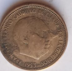 Monedas Franco: ESTADO ESPAÑOL 2,50 PESETAS 1953 *54. MUY BONITA. (M111)