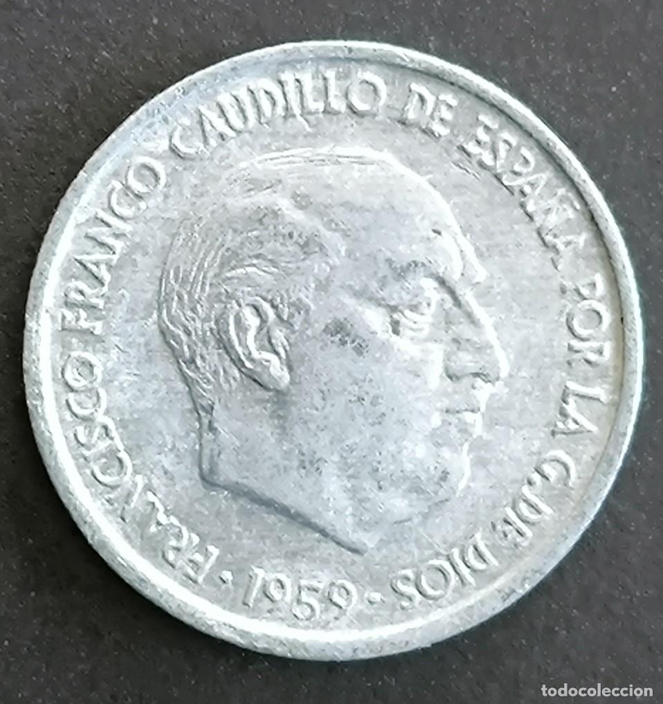 Monedas Franco: Espa&ntilde;a 10 c&eacute;ntimos, 1959 - Foto 1