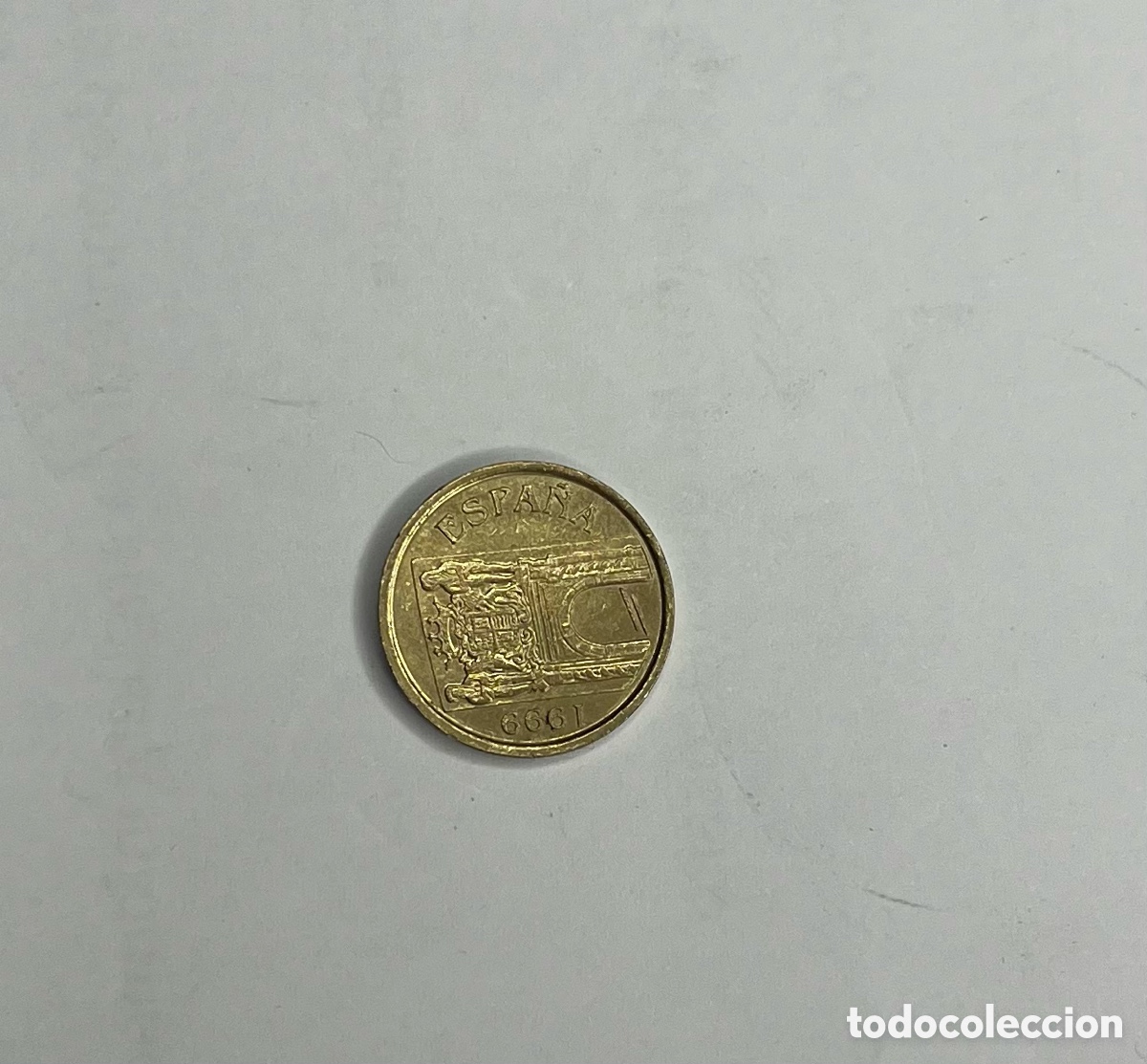 Monedas Franco: Moneda de 5 ptas de 1999 - Foto 2