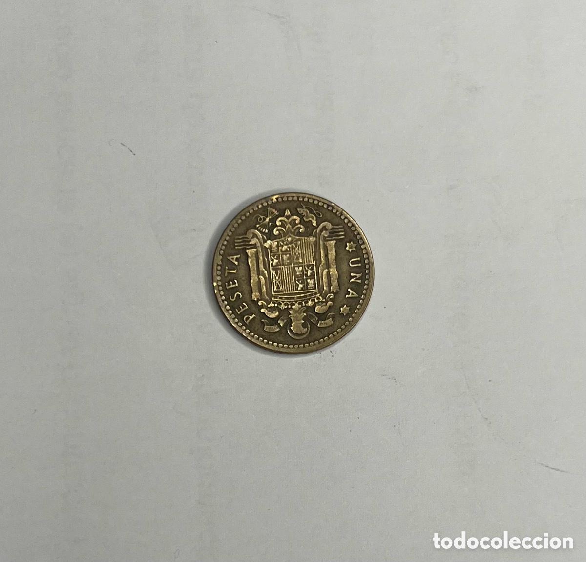 Monedas Franco: Moneda de 1 peseta de 1947 - Foto 2