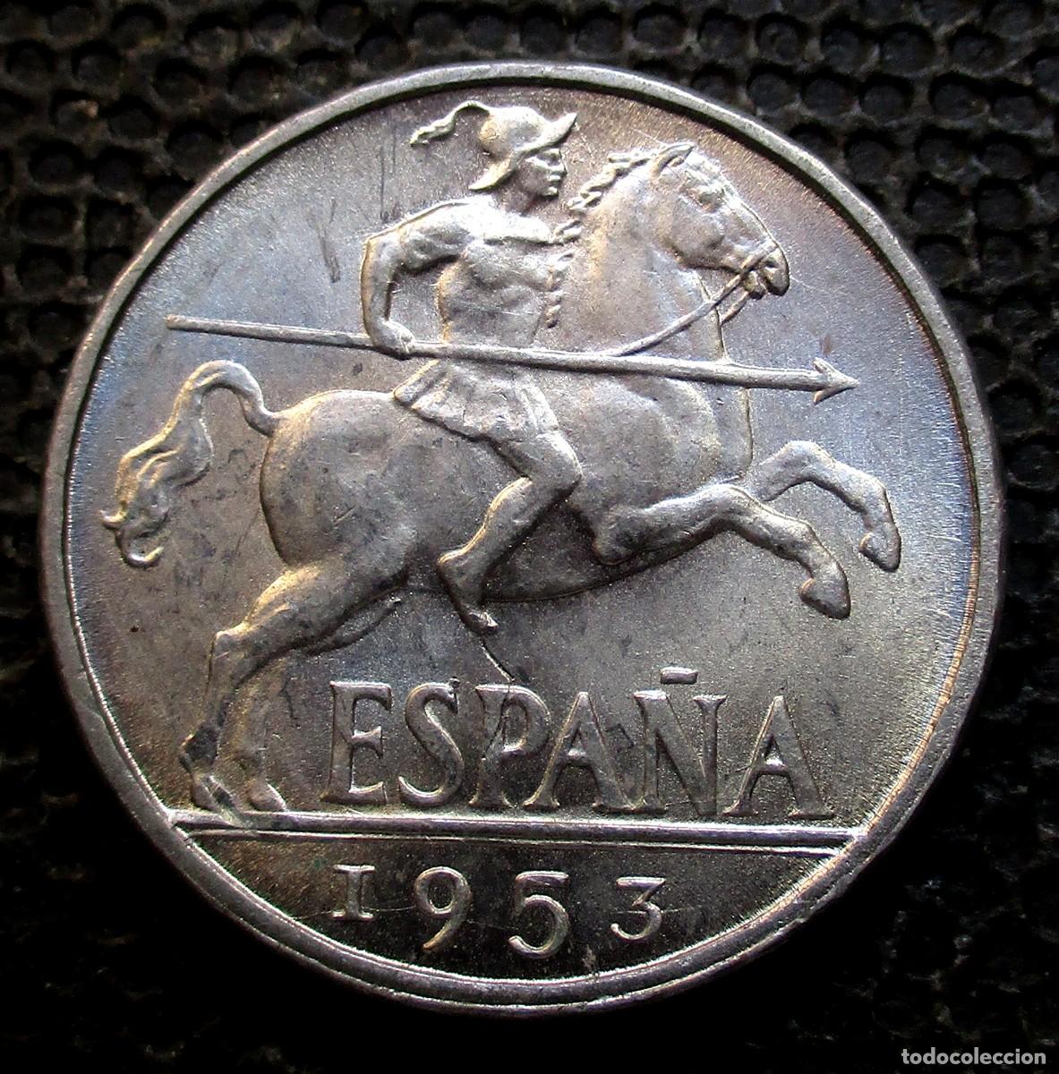 Monedas Franco: 10 CENTIMOS 1953 EBC ++ - REF. 3 - Foto 2