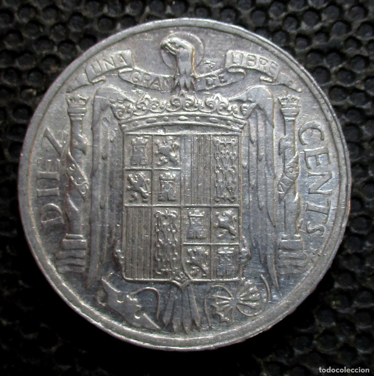 Monedas Franco: 10 CENTIMOS 1953 MBC - REF. 3 - Foto 1