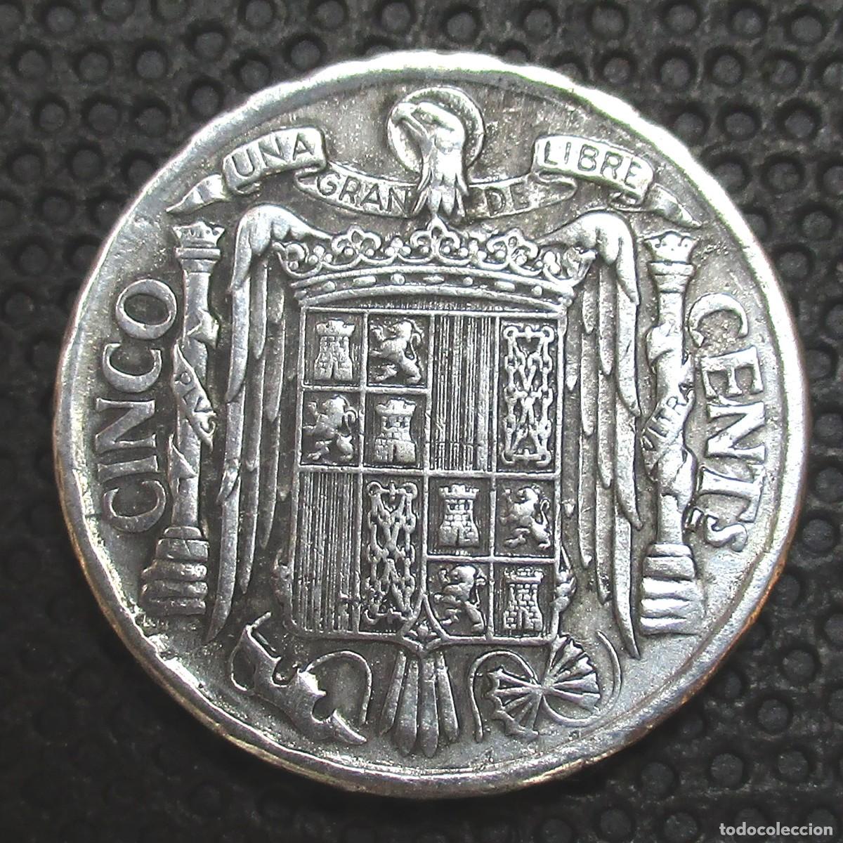 Monedas Franco: 5 CENTIMOS 1940 - REF. 2 - Foto 1