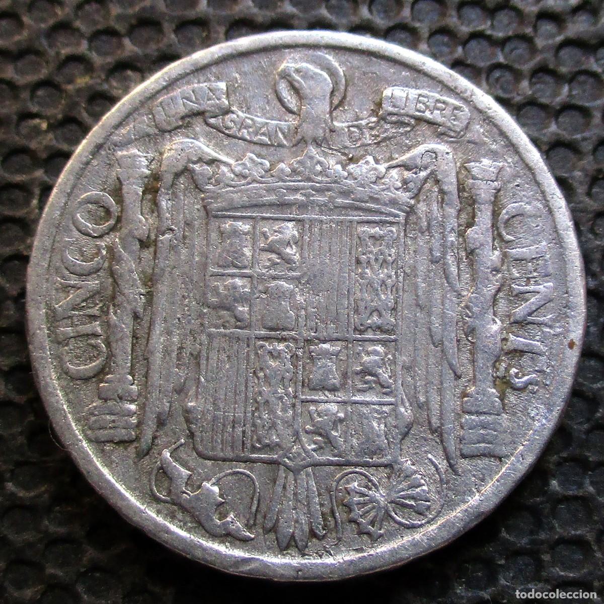 Monedas Franco: 5 CENTIMOS 1940 - REF. 1 - Foto 1