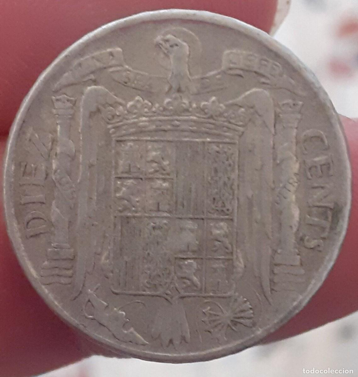 Monedas Franco: ESPA&Ntilde;A 10 CENTIMOS 1941 - Foto 1