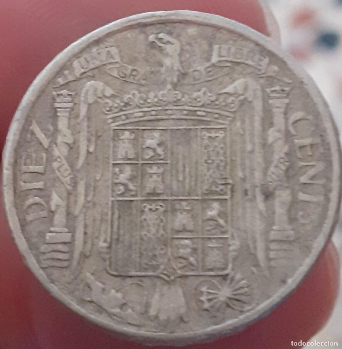 Monedas Franco: ESPA&Ntilde;A 10 CENTIMOS 1940 - Foto 1