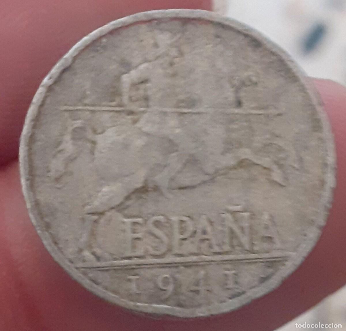 Monedas Franco: ESPA&Ntilde;A 5 CENTIMOS 1941 - Foto 1
