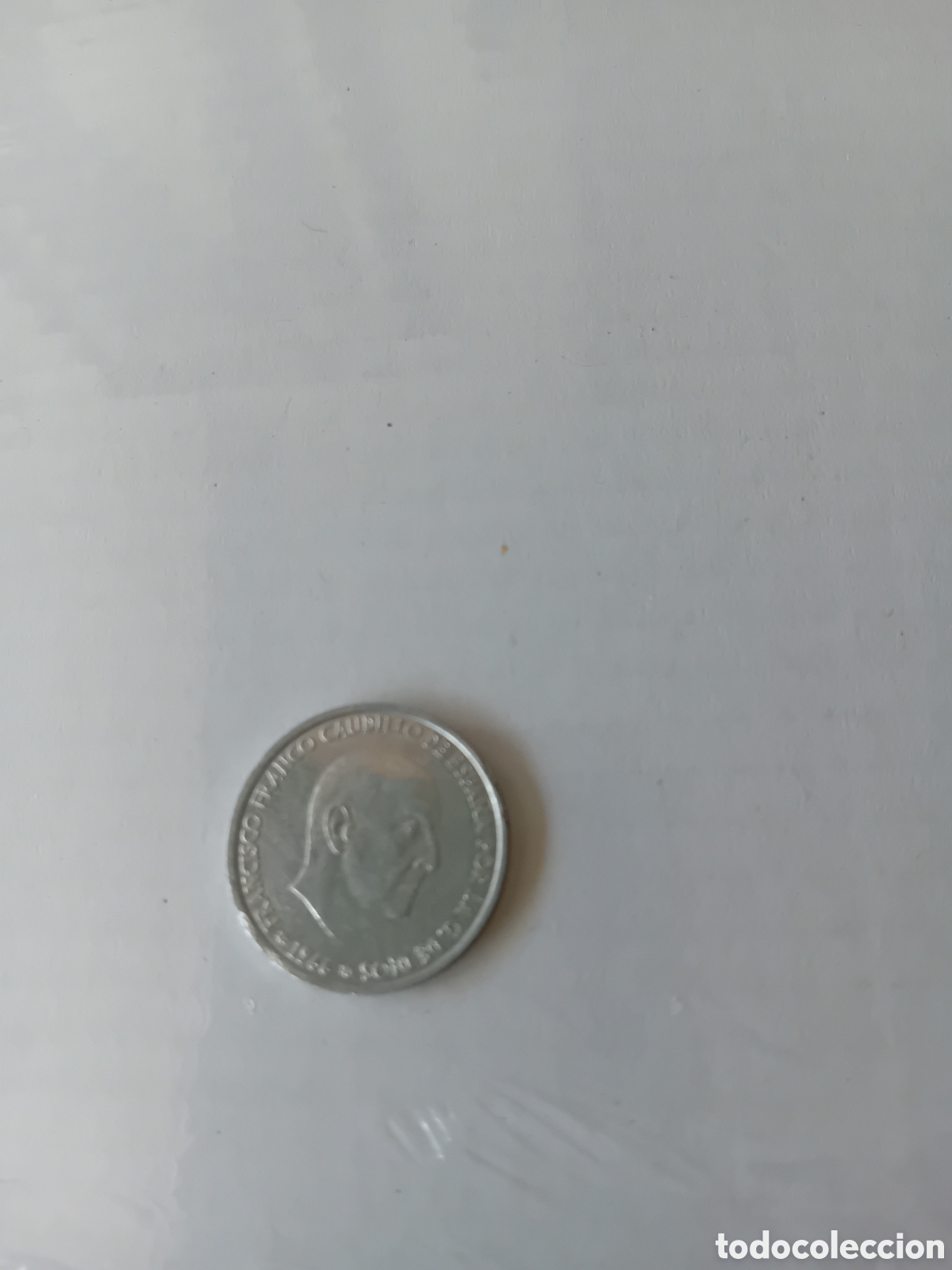 Monedas Franco: Moneda espiga 50 cm 1966 - Foto 2