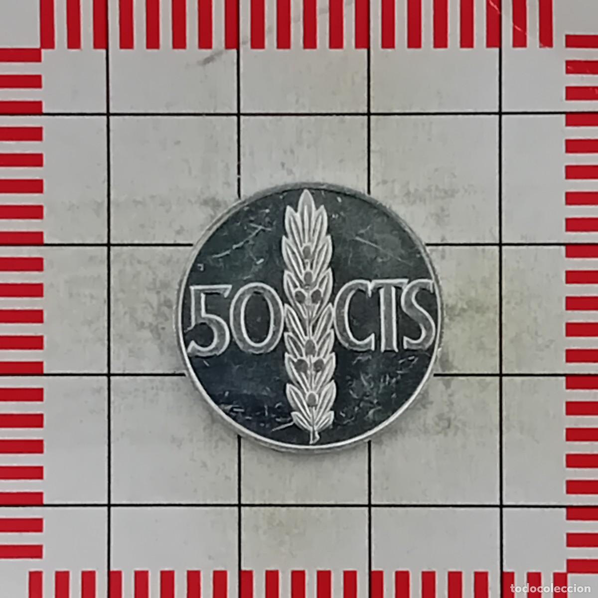 Monedas Franco: ESTADO ESPA&Ntilde;OL, 50 C&Eacute;NTIMOS 1966 *73. - Foto 2