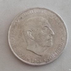Monedas Franco: MONEDA 100 PTAS 1966, ESTRELLAS 19-67, FRANCISCO FRANCO, DIAMETRO 35 MM, PLATA