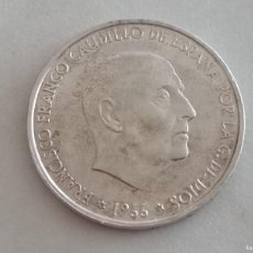 Monedas Franco: MONEDA 100 PTAS 1966, ESTRELLAS 19-66, FRANCISCO FRANCO, DIAMETRO 35 MM, PLATA