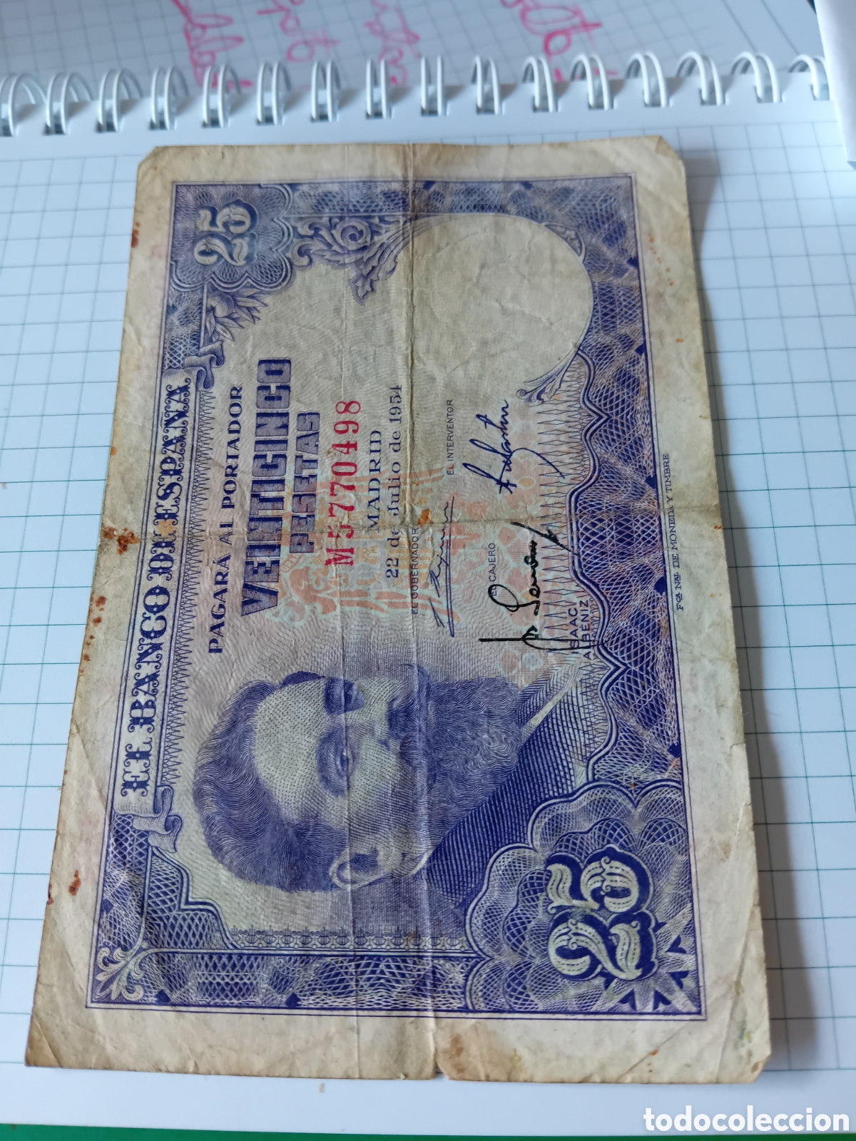 Monedas Franco: 25 pesetas 1954 - Foto 1