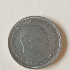 Monedas Franco: 5 PESETAS (NIQUEL) FRANCO 1957 *75