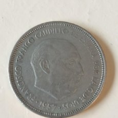Monedas Franco: 5 PESETAS (NIQUEL) FRANCO 1957 *68