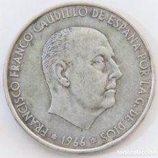 Monedas Franco: 100 PESETAS 1966 ESTRELLA 66. MBC. PLATA. FRANCO.
