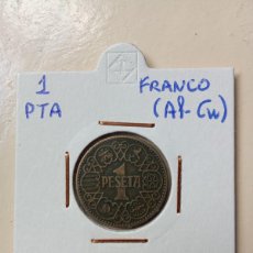 Monedas Franco: 1 PESETA (ALUMINIO-COBRE) FRANCO 1944